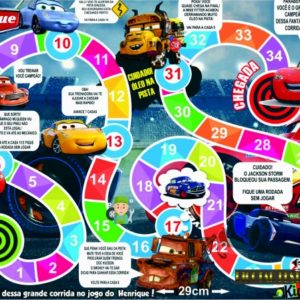 Jogo de Tabuleiro Carros Disney