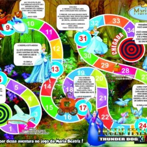 Jogo de Tabuleiro Cinderela