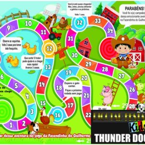 Jogo de Tabuleiro Fazendinha