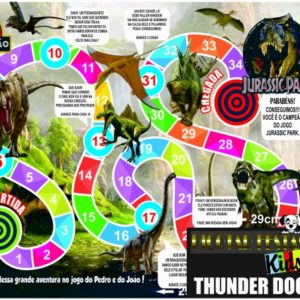 Jogo de Tabuleiro Jurassic Park