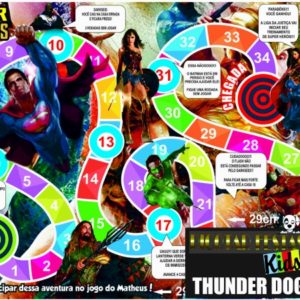 Jogo de Tabuleiro Liga da Justiça