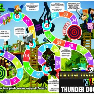 Jogo de Tabuleiro Minecraft