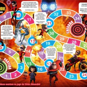 Jogo de Tabuleiro Os Incríveis