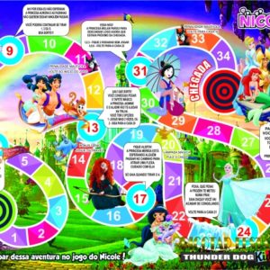 Jogo de Tabuleiro Princesas Disney