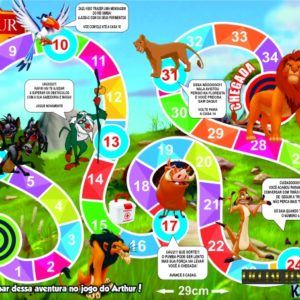 Jogo de Tabuleiro Rei Leão