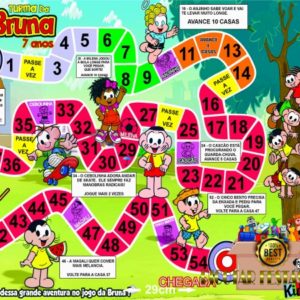 Jogo de Tabuleiro Turma da Mônica - Bosque
