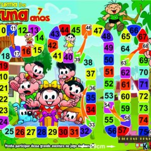 Jogo de Tabuleiro Turma da Mônica Seta