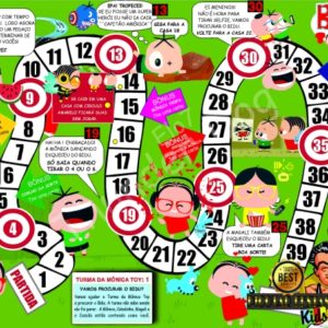 Jogo de Tabuleiro Turma da Mônica Toy