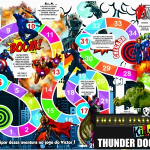 Jogo de Tabuleiro Vingadores