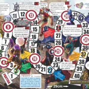 Jogo de Tabuleiro Vingadores Manopla