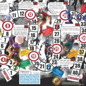 Jogo de Tabuleiro Vingadores Quadrinhos