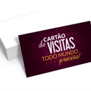 Cartão de Visita - 9x5cm - 4/0