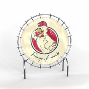 Lona brilho redonda 380g (com ilhós)