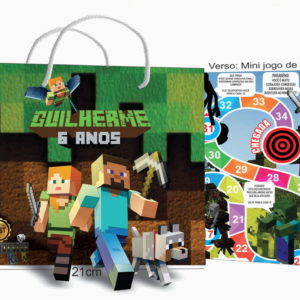 Sacolinha Horizontal com Mini jogo no verso